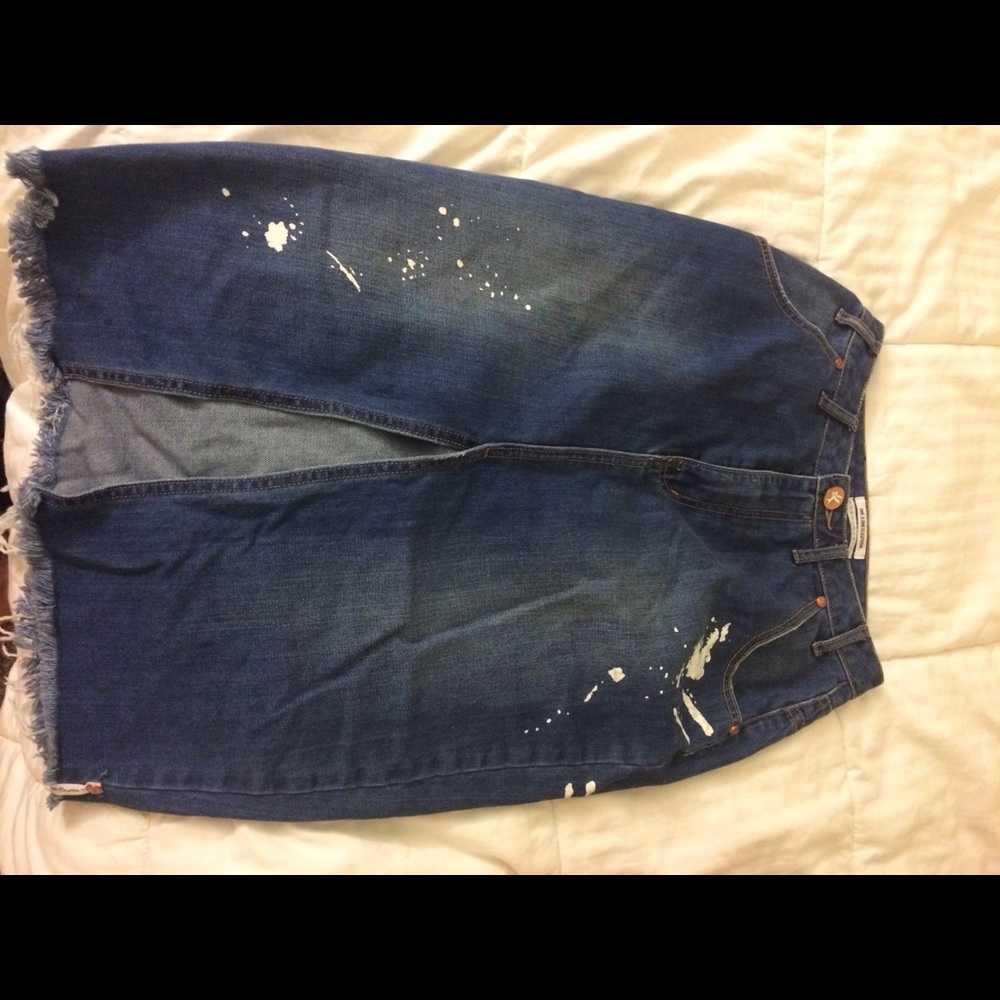 One teaspoon denim skirt